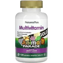 Вітамінно-мінеральний комплекс Nature's Plus Animal Parade Gold 120 chewtabs (1086-2023-10-4407)