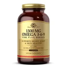 Жирные кислоты Solgar Omega 3-6-9 1300 mg 120 капсул