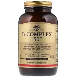Вітаміни групи В-50 Solgar B-Complex 250 капсул