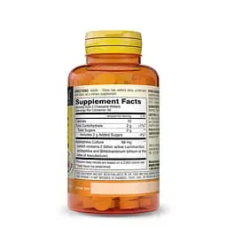 Пробіотики і пребіотики Mason Natural Probiotic Acidophilus With Bifidus 2 Billion CFU 100 жувальних таблеток - мініатюра 2