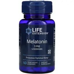 Мелатонин Life Extension Melatonin 3 мг 60 леденцов