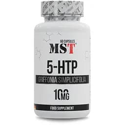 Аминокислота MST 5-HTP 100 mg, 60 капсул поддержка нервной системы