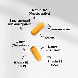 Вітаміни та мінерали Orzax Ocean Methyl Balance, 60 капсул - мініатюра 3
