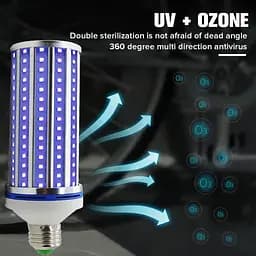 Бактерицидна лампа UV-C 220V E27 254nm 60W Ультрафіолетова - мініатюра 9