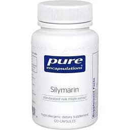 Силимарин Pure Encapsulations Silymarin 120 капсул