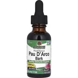 Кора По Д'арко Nature's Answer Pau D'Arco Bark, Alcohol-Free 2000 мг 30 мл
