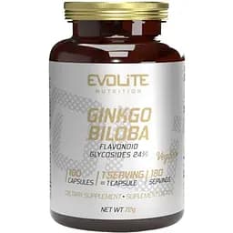 Натуральная добавка Evolite Nutrition Ginkgo Biloba 180 вегакапсул