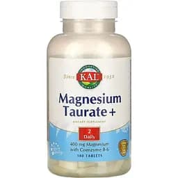 Таурат магния KAL Magnesium Taurate + 400 мг 180 таблеток