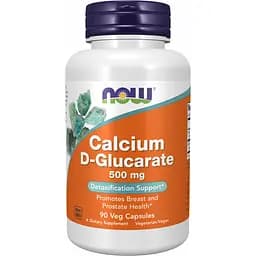 D-глюкарат кальция Now Foods Calcium D-Glucarate 500 мг 90 капсул