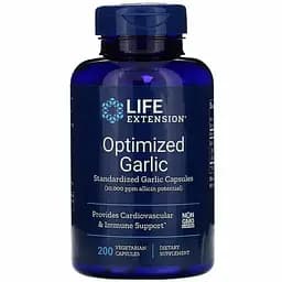Пищевая добавка Чеснок Life Extension Optimized Garlic 600 мг 200 капсул