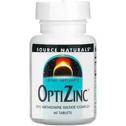 Минерал Source Naturals OptiZinc 30 мг 60 таблеток