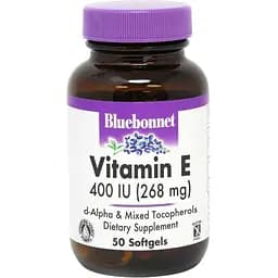 Витамины и минералы Bluebonnet Vitamin E 400IU 50 капсул