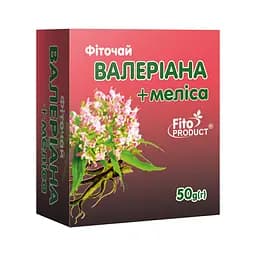 Фиточай "Валериана и мелисса", 50 г