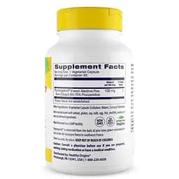 Натуральна добавка Healthy Origins Pycnogenol 100 mg 60 вегакапсул - мініатюра 2