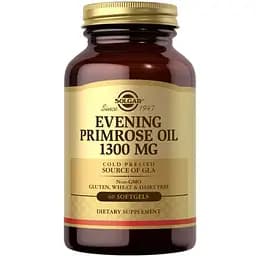 Жирные кислоты Solgar Evening Primrose Oil 1300 мг 60 капсул
