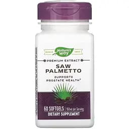 Натуральна добавка Nature's Way Saw Palmetto, 60 капсул