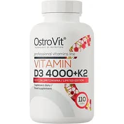 Вітамінний комплекс OstroVit Vitamin D3 4000 + K2 110 таблеток