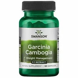 Гарцинія Swanson Garcinia Cambogia 5:1 Extract 80 mg 60 caps (1086-100-85-2286059-20)