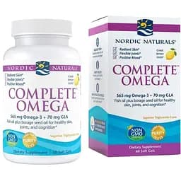 Жирні кислоти Nordic Naturals Complete Omega лимон 60 капсул