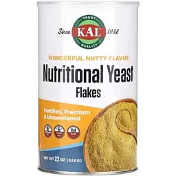 Натуральная добавка KAL Nutritional Yeast Flakes, 624 грамм