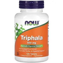 Натуральна добавка Now Triphala 500 mg 120 таблеток