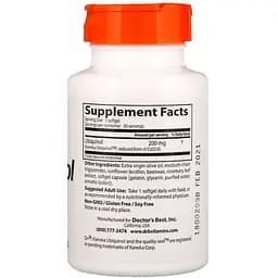 Убіхінол Doctor's Best Ubiquinol with Kaneka 200 мг 30 желатинових капсул - мініатюра 2