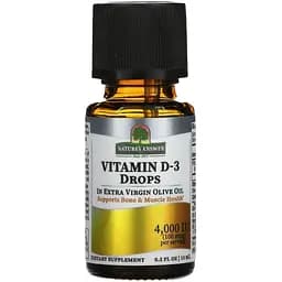 Вітамін D3 Nature's Answer Vitamin D-3 Drops 4000 МО 15 мл