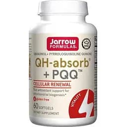Витамины и минералы Jarrow Formulas Ubiquinol QH-Absorb + PQQ 60 капсул