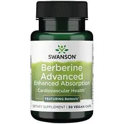 Берберин Swanson Berberine Advanced Enhanced Absorption 30 веганських капсул