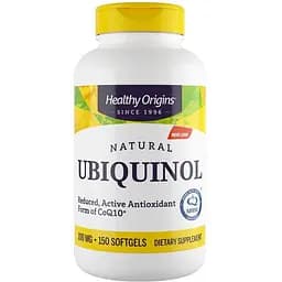 Натуральна добавка Healthy Origins Natural Ubiquinol 100 mg 150 капсул