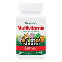 Вітаміни та мінерали NaturesPlus Animal Parade Children's Multivitamin 90 жувальних таблеток Вишня