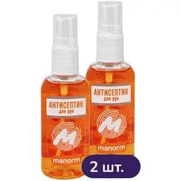 Средство дезинфекционное Manorm Amber 2 шт. x 50 мл