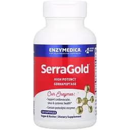 Протеолітичні ферменти Enzymedica SerraGold для серця 120 капсул (ENZ-26301)