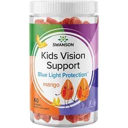 Добавка Swanson Kids Vision Support Mango для підтримки зору 60 цукерок