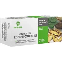 Екстракт кореня Солодки Elit-Pharm 80 таблеток (0.25 г)
