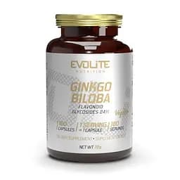 Екстракт гінкго білоба Evolite Nutrition Ginkgo Biloba, 180 вегакапсул для підтримки мозку