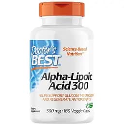 Натуральна добавка Doctor's Best Alpha-Lipoic Acid 300 mg 180 вегакапсул