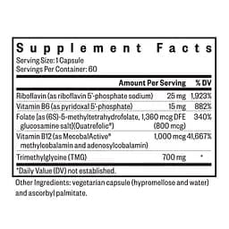 Комплекс для підтримки здорового рівня гомоцистеїну Seeking Health Homocysteine Nutrients 60 капсул - мініатюра 5