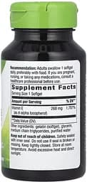 Вітамін Е Nature's Way Vitamin E, 100 капсул для підтримки шкіри, серця та судин - мініатюра 2