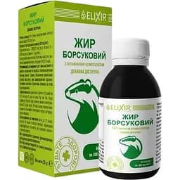 Дієтична добавка Elixir Жир борсуковий з вітамінним комплексом 60 капсул
