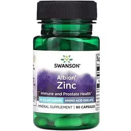 Вітаміни та мінерали Swanson Albion Zinc 30 мг 90 капсул