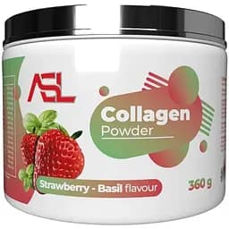 Препарат для суглобів і зв'язок AllSports Labs Collagen Powder, 360 грам - Полуниця-базилік