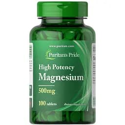 Магній Puritan's Pride 500 мг 100 таблеток