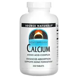 Вітаміни та мінерали Source Naturals Calcium 250 таблеток