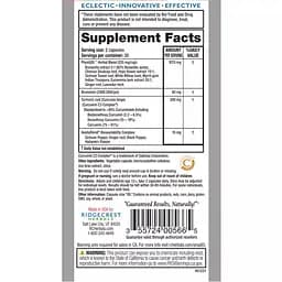 Комплекс для ліквідації хронічної втоми RidgeCrest Herbals PhysiQOL 60 гелевих капсул  - мініатюра 2