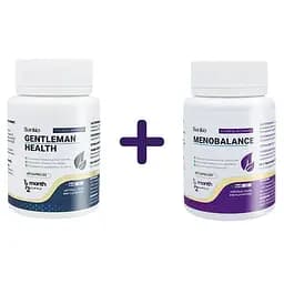 Набір: комплекс для чоловіків Sonkio Gentleman Health 60 капсул + комплекс для жінок Sonkio Menobalance 60 капсул