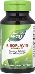 Вітаміни та мінерали Nature's Way Riboflavin,100 капсул