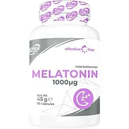 Натуральна добавка 6PAK Nutrition Melatonin 90 капсул