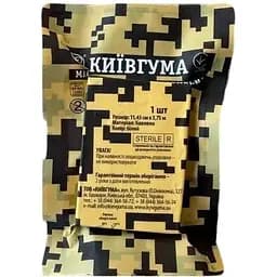 Бинт марля Киевгума для тампонады компрессированный
