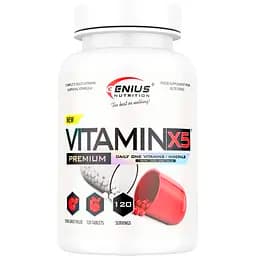 Вітамінно-мінеральний комплекс Genius Nutrition Vitamin-X5 120 таблеток